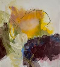 Florales, 2023, Acryl auf Leinwand, 50 x 45 cm (1)