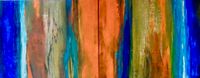 Stripes, 2019 Pigmente, Acryl auf Leinwand, je 80 x 100 cm